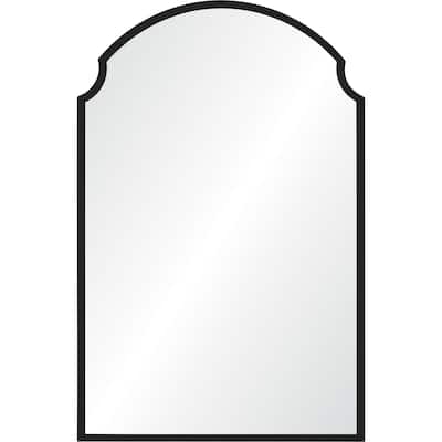 Renwil Asmara Framed Matte Black Mirror - Large