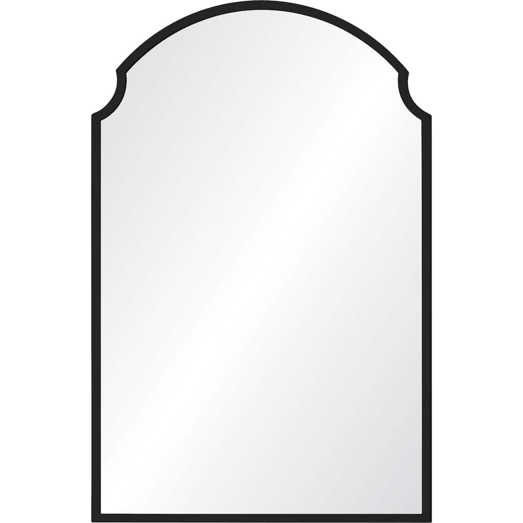 Renwil Asmara Framed Matte Black Mirror - Large