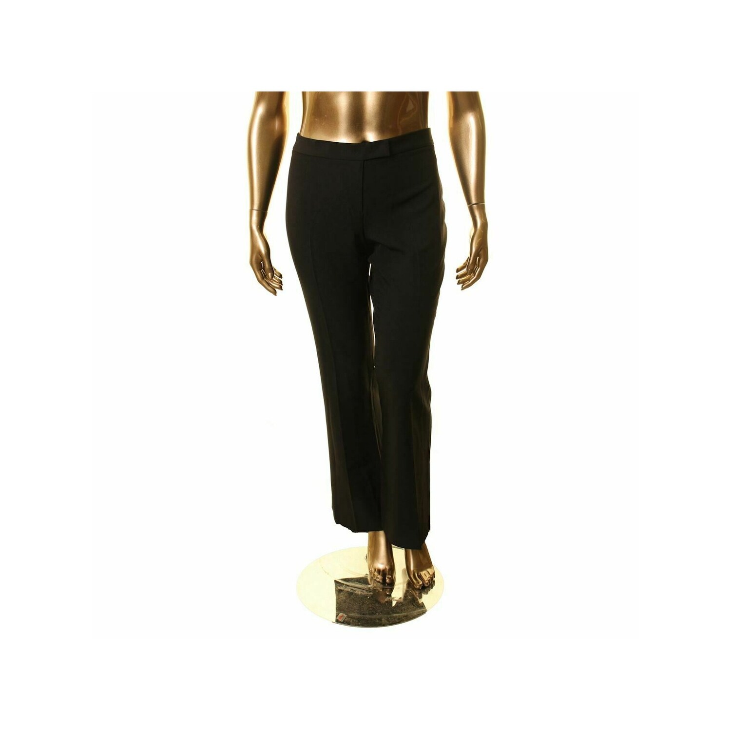 womens black work pants long