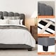 preview thumbnail 5 of 13, WAMPAT 4-Piece Bedroom Set, Queen Bed Frame, 2 Nightstands & 6-Drawer Dresser