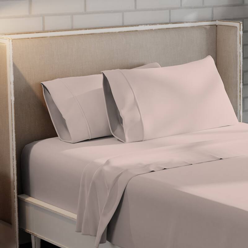 Purity Home 300TC Organic 100% Cotton Cool & Crisp Pillowcase Set