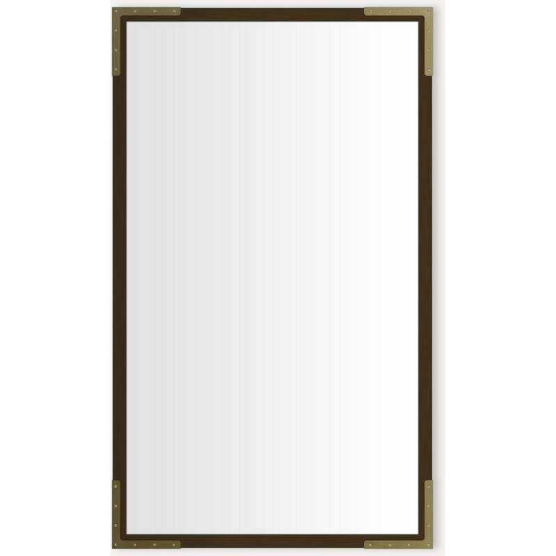 Robern CC2440D4NDTU Craft Series 23-1/4" x 39-3/8" Framed Single Door - Bronze with Aged Brass