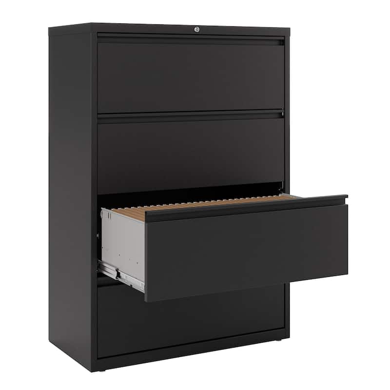 Hirsh 36"W 4 Drawer Lateral File Cabinet for Home/Office with Premium Matte Texture Finish