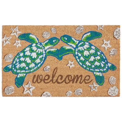 Liora Manne Greeting Coir Welcome Door Mat (1'6" x 2'6") - 1'6" x 2'6"