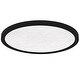 preview thumbnail 4 of 8, Outskirts Integrated LED Earth Black Flush Mount with CCT Switch