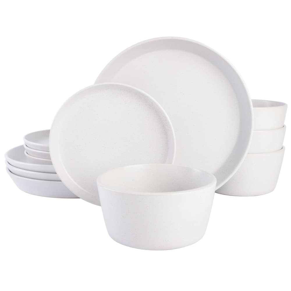 Gibson Soho Lounge Sofia 12 Piece Coupe Dinnerware Set