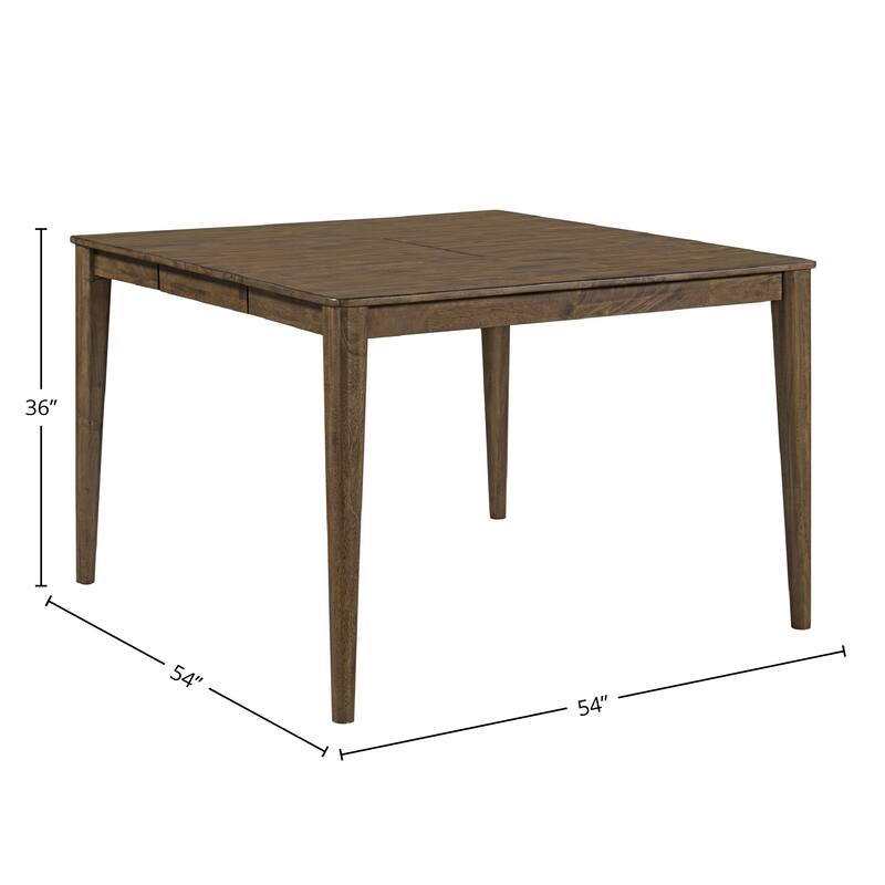 Koloa 54" Dining Table with Leaf, Honey
