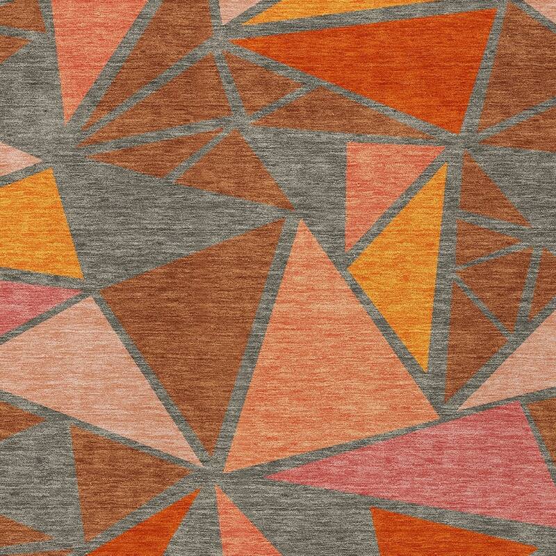 HomeRoots Geometric Transitional Rectangle Outdoor Rug