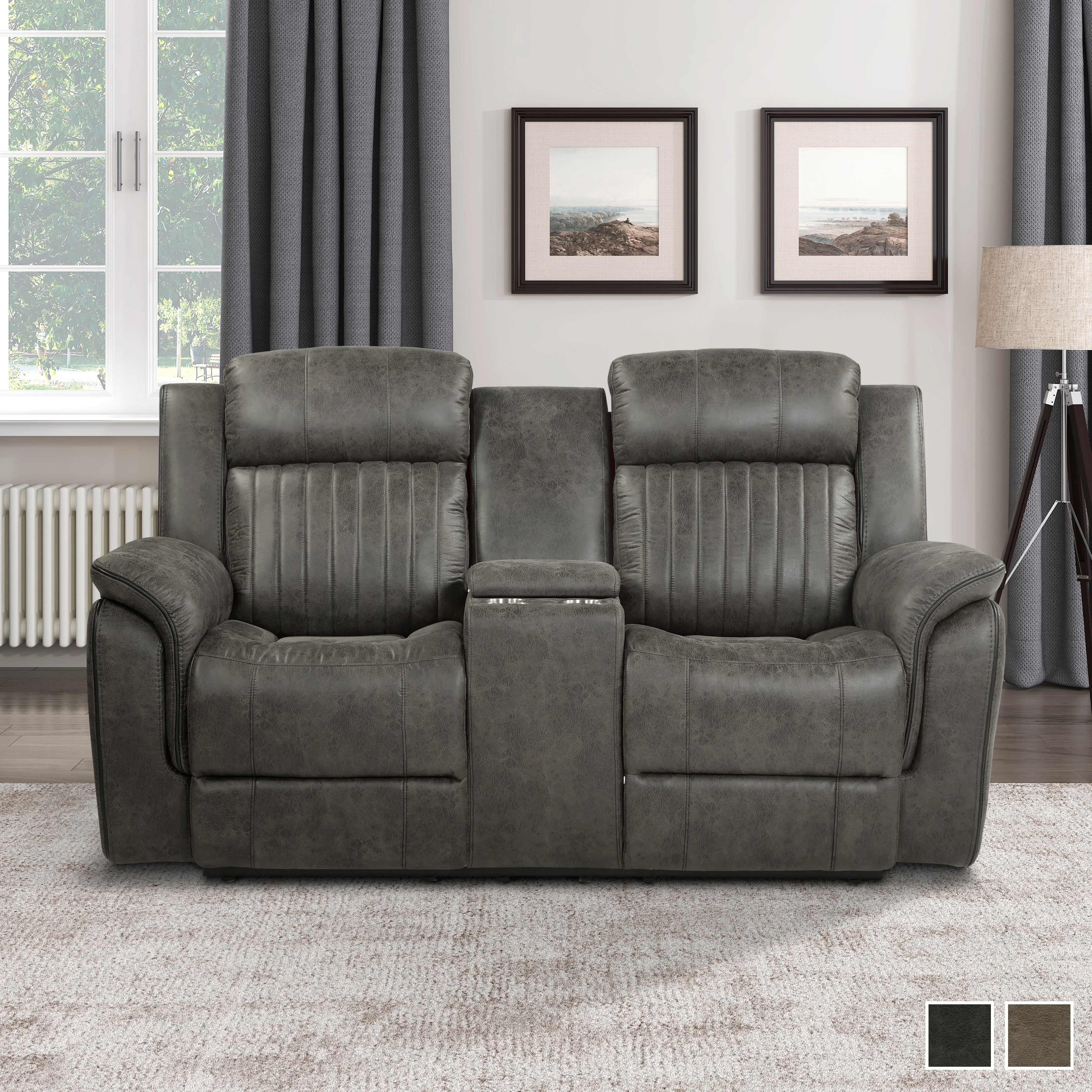 Fremont & Park Lonan Double Reclining Loveseat