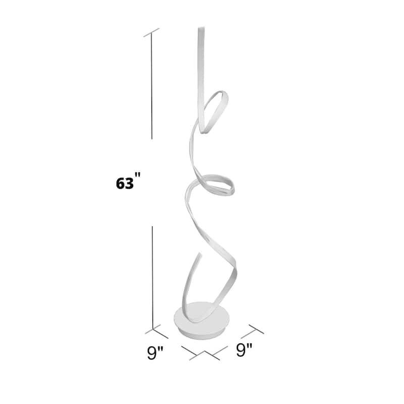 Amsterdam Dimmable Integrated LED 63" Floor Lamp - N/A