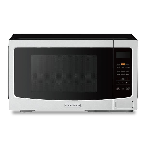 Black and Decker 5In1 Countertop Microwave with Air Fryer, Stainless