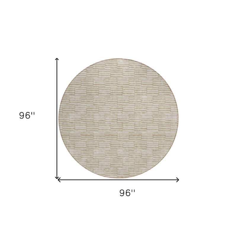 HomeRoots Geometric Transitional Rectangle Outdoor Rug