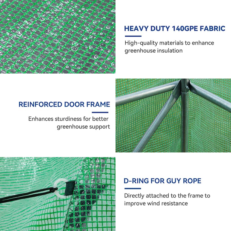 Moasis Green Walk-in Hobby Greenhouse