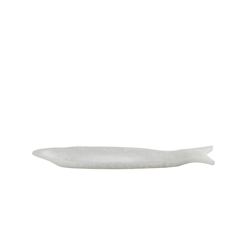 Fish Platter Set Of 2 White