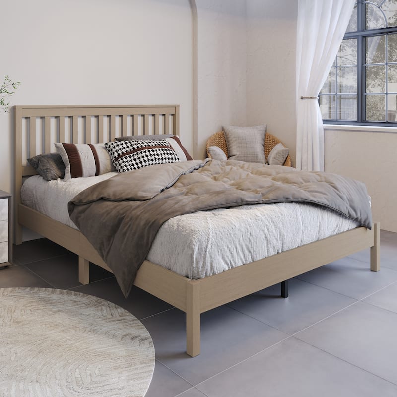 Clayfell Fresno Wood Platform Bed
