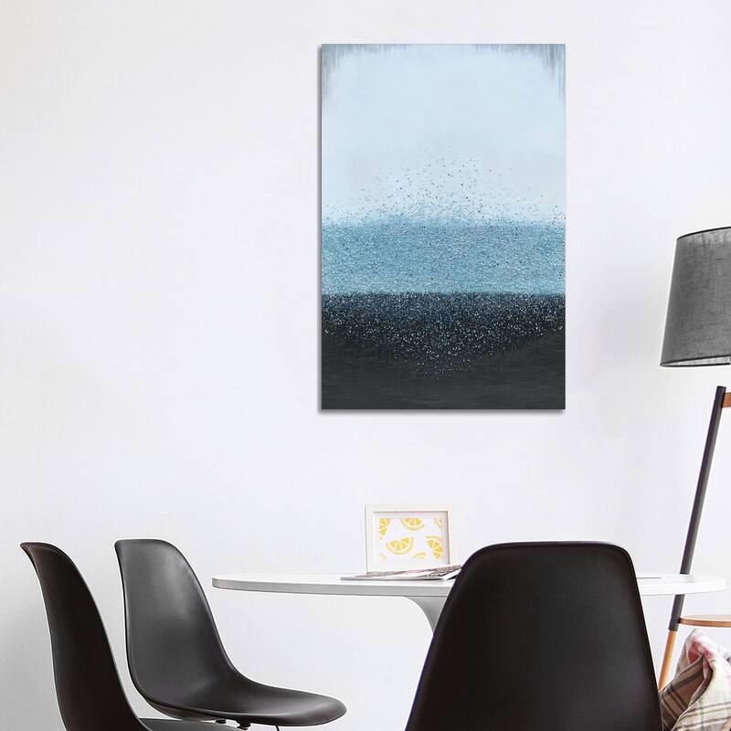 iCanvas "Blue Crystal Rain" by Spellbound Fine Art Canvas Print - 40x26x1.5