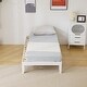 preview thumbnail 11 of 26, Basic Bed Frame Twin Wooden Bed
