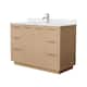 Option Light Straw / White Cultured Marble Top / Brushed