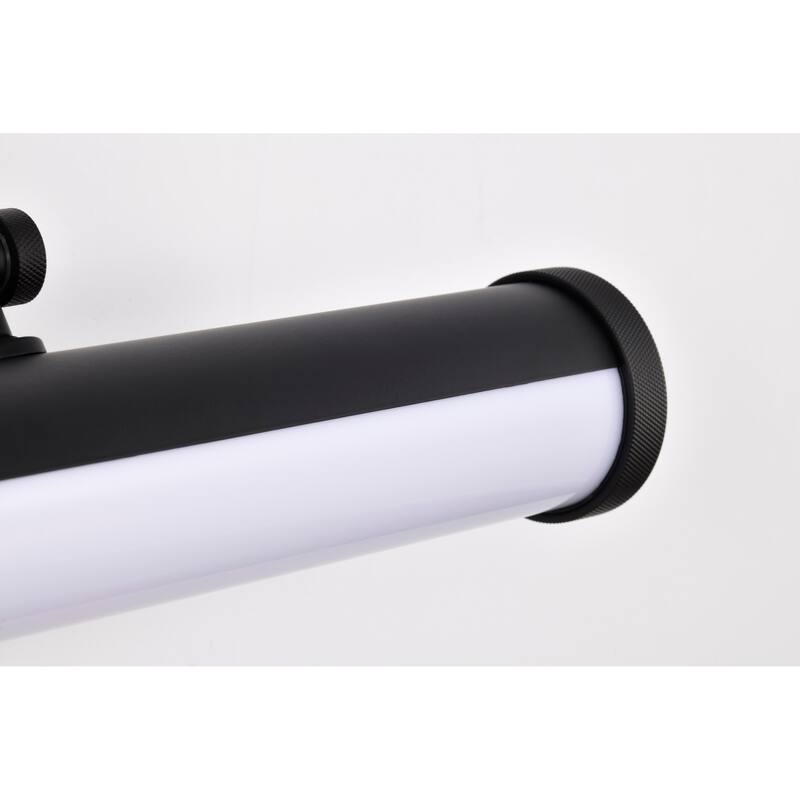 Cora 18 Inch LED Vanity 3 CCT Selectable Black Finish Acrylic Lens