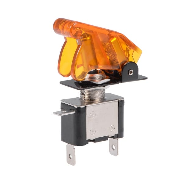 Shop Spst Latching Rocker Toggle Switch Yellow Led Light 20a