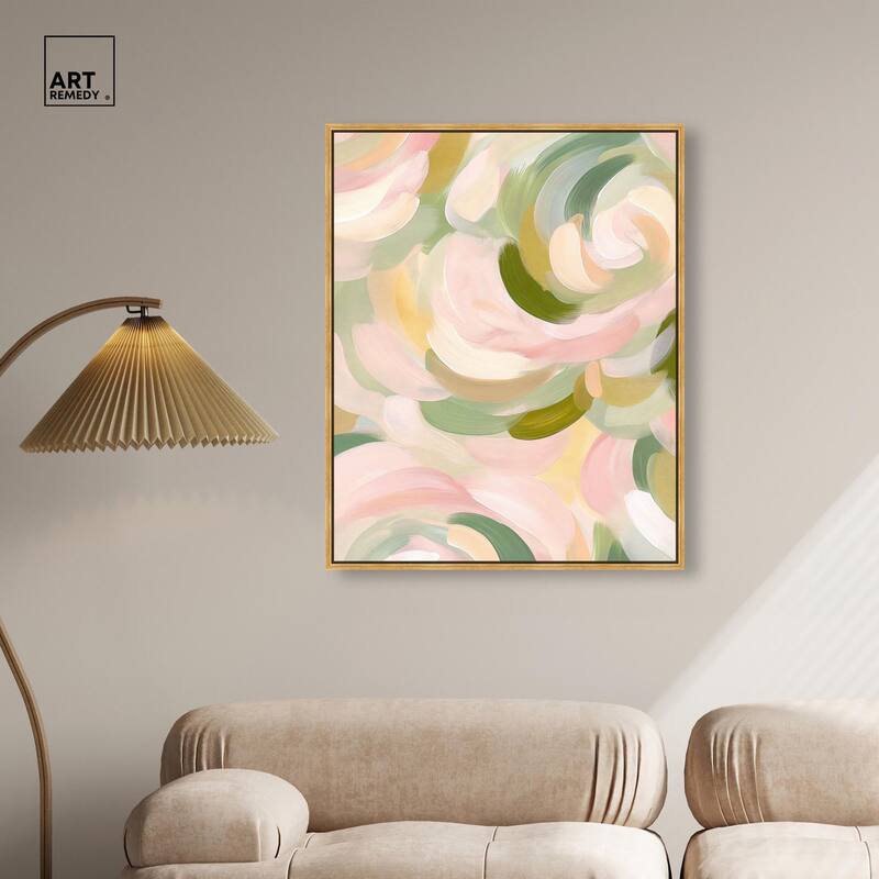 Brushstroke I Canvas by Art Remedy