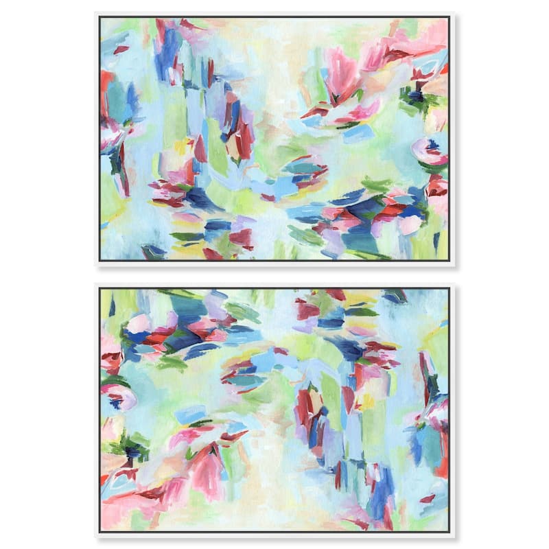 Sparkling Floral Perfume II Canvas by Art Remedy - 24" x 24" - Black