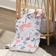 preview thumbnail 7 of 5, Lambs & Ivy Enchanted Safari Animals White Ultra Soft Jungle Baby Blanket