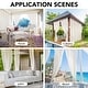 preview thumbnail 15 of 14, Deconovo Tab Top Waterproof Outdoor Sheer Curtains for Patio 2 Panels