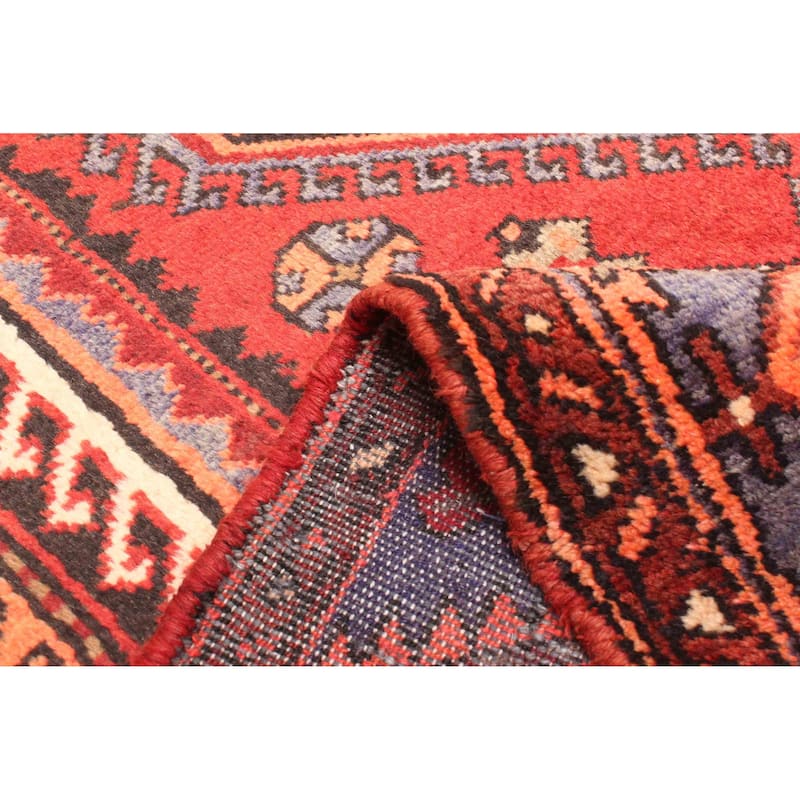 ECARPETGALLERY Hand-knotted Andelz Red Wool Rug - 4'7 x 7'2