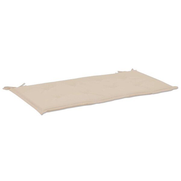 Shop vidaXL Garden Bench Cushion Cream 39.4"x19.7"x1.18 ...