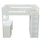 preview thumbnail 3 of 14, Spivey Twin Loft Bed with Built-in Desk