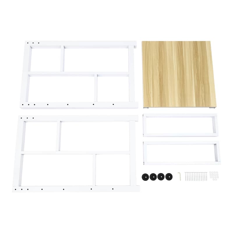 Rectangular Dryer Storage Shelf Organizer Bathroom Rack