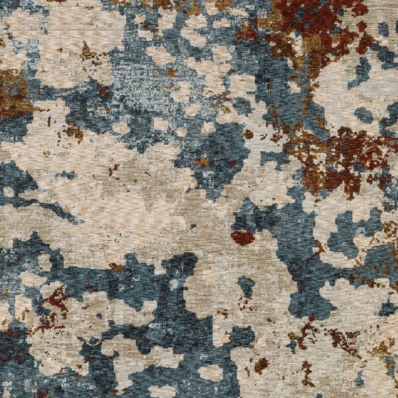 HomeRoots Abstract Modern Runner Area Rug