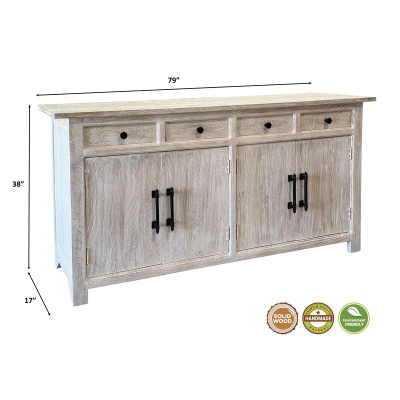 Clara 4-drawer 4-door Sideboard