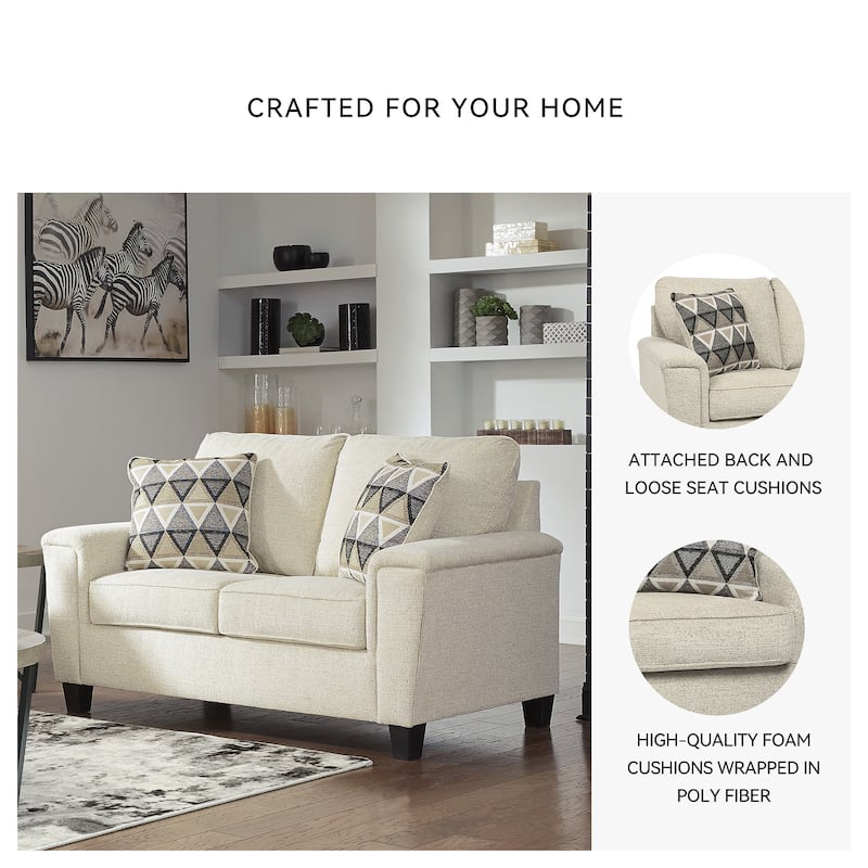 Signature Design by Ashley Abinger Loveseat - 61" W x 38" D x 39" H