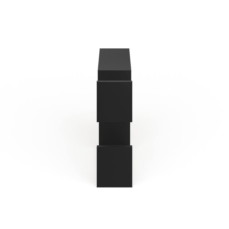 Black 'S' Wall Mount Shelves (Set of 2)