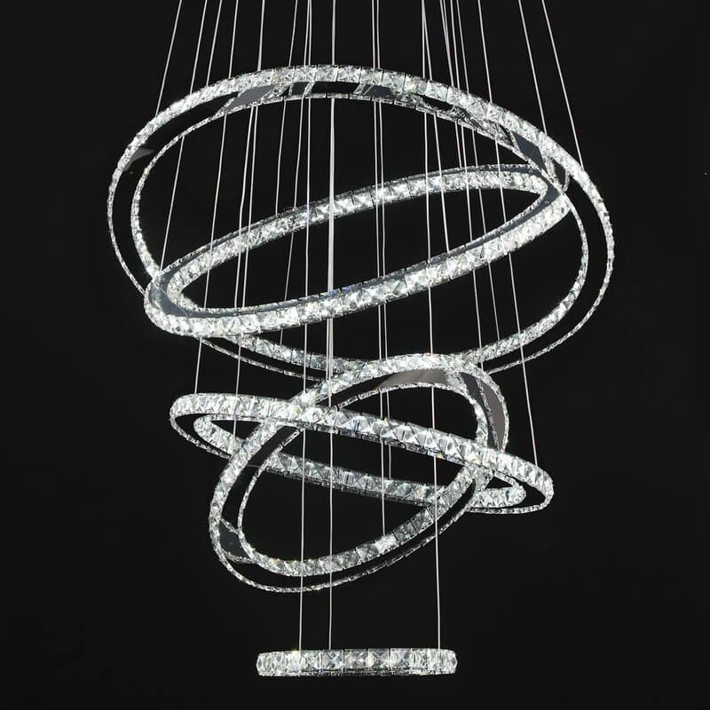 Maxax 5 - Light Unique LED Chandelier with Crystal Accents - YX-800