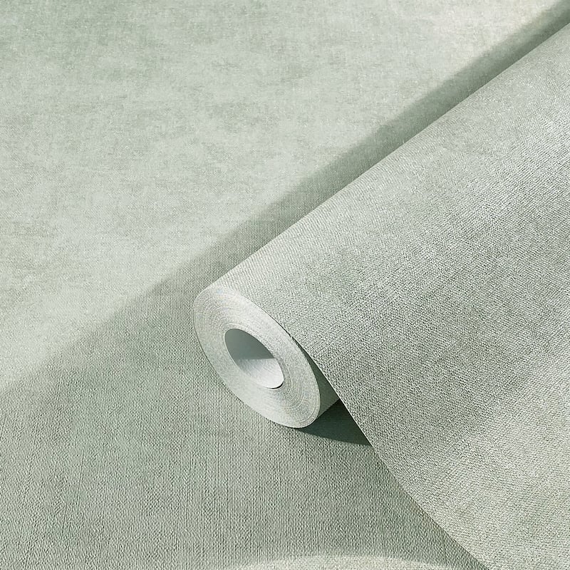 Galerie Wallcoverings Flora Plain Textured Vinyl on Non-woven Lustre Wallpaper Roll