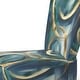 preview thumbnail 19 of 101, Designart "Mettalic Indigo And Gold II" Upholstered Abstract Accent Chair - Glam Arm Chair For Living Room