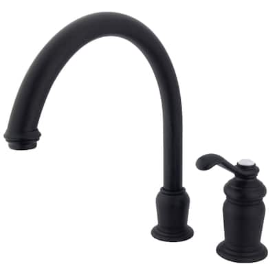 Kingston Brass Templeton Kitchen Faucet with Metal Lever Handle