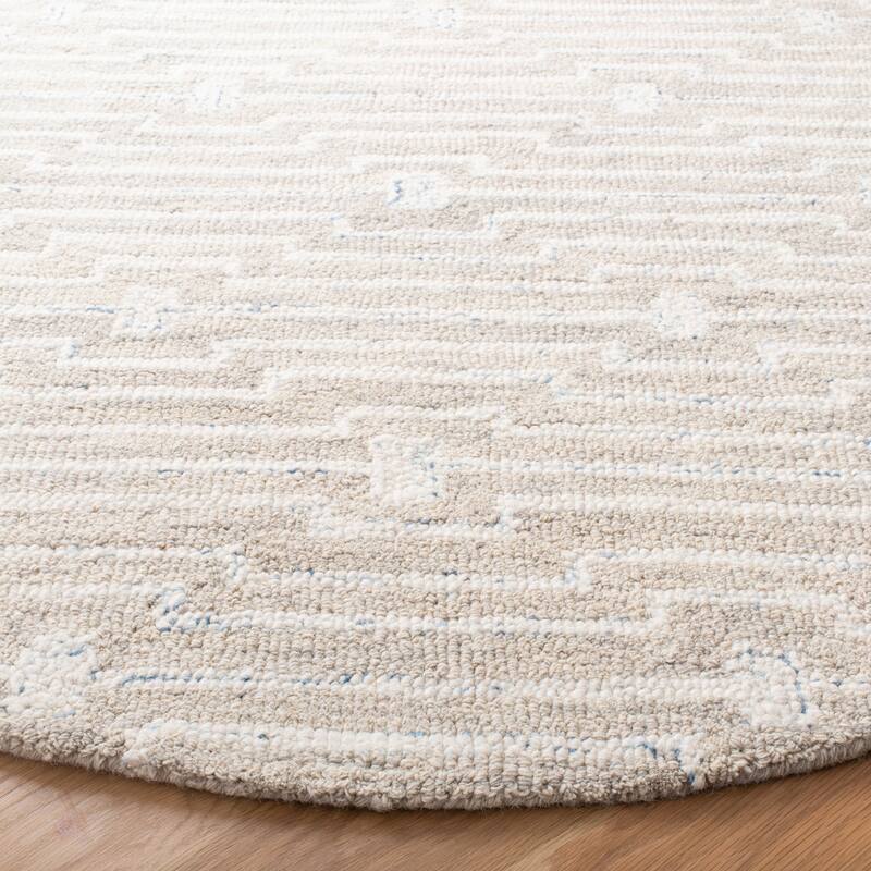 SAFAVIEH Handmade Micro-Loop Gatienne Modern Wool Rug