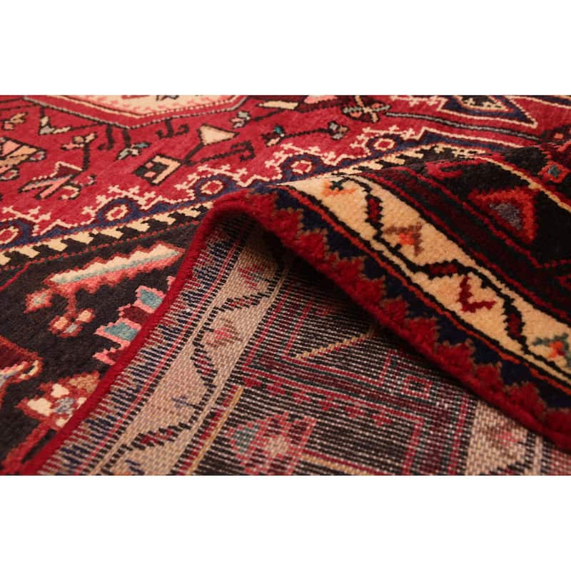 ECARPETGALLERY Hand-knotted Anadol Vintage Black Wool Rug - 4'11 x 8'10