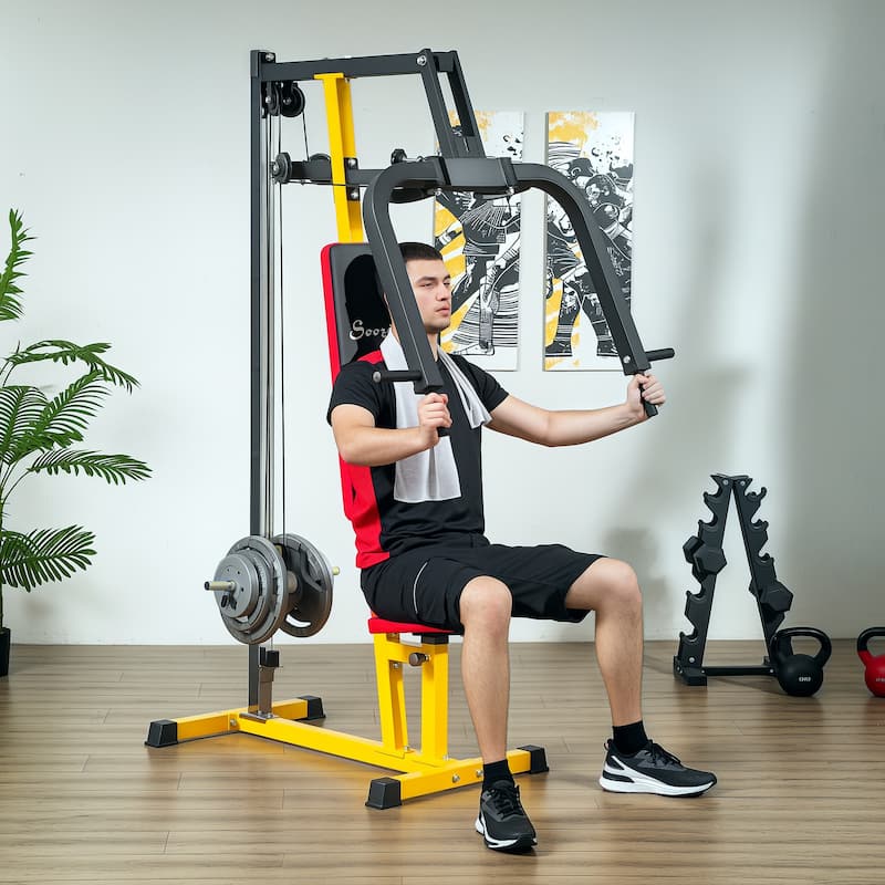 Soozier Chest Fly Machine and Chest Press Station