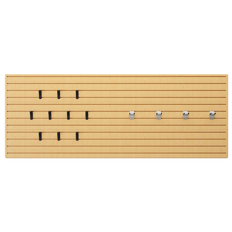 15 Piece Slatwall Panel, Hook Storage Set