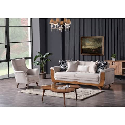 Alyans 2-piece 1 Sofa And 1 Chair Living Room Set