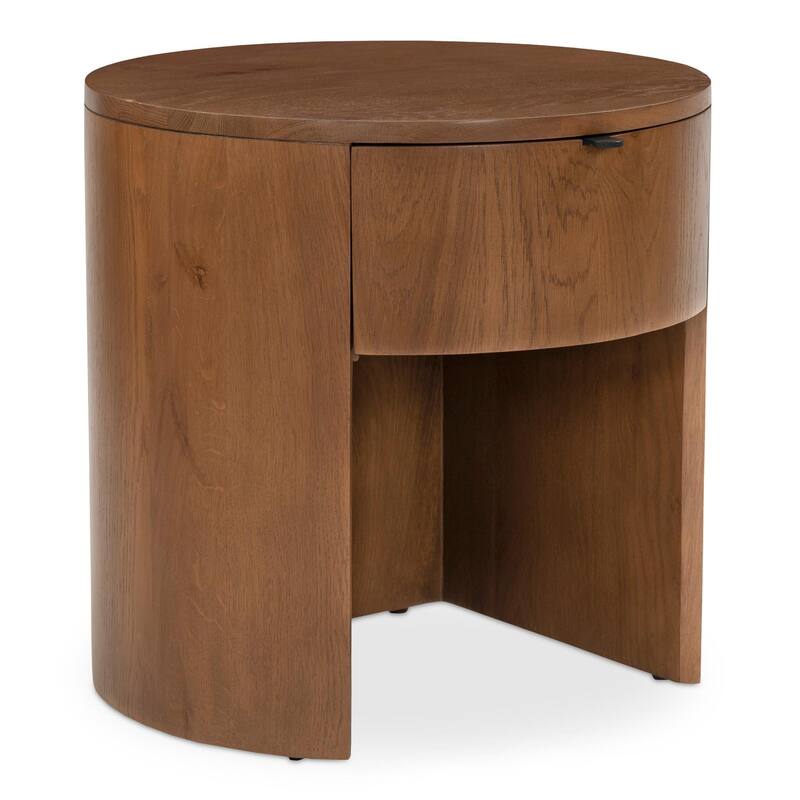 NADAA STUDIOS Yasmin, Wooden Nightstand With One Drawer