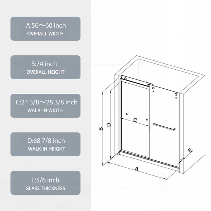 Advanced Sliding Shower Door with Premium Features for Ultimate Shower Experience