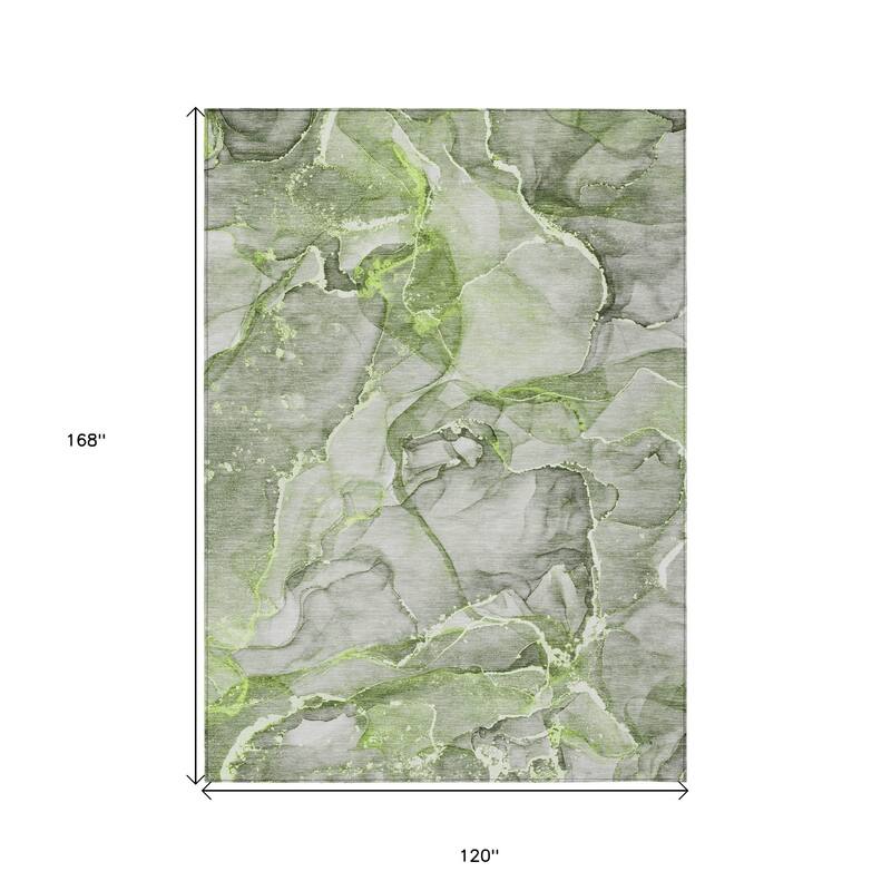 Allus Artistic Abstract Weather Resistant Classic Meets Modern Outdoor Rug