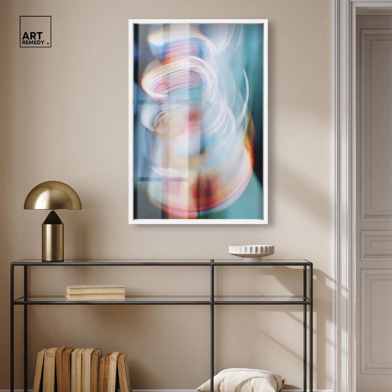 Swirling Light II Shadowbox by Art Remedy