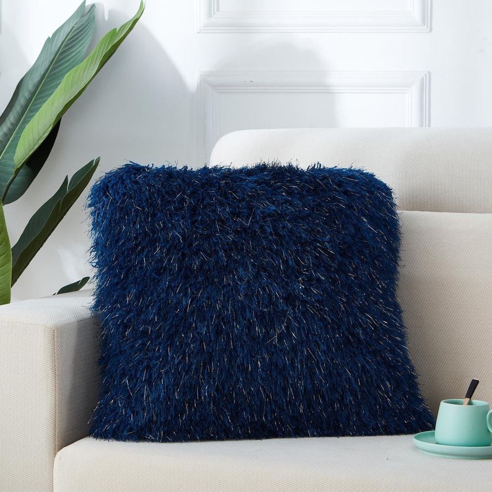 Manhattan Collection Shag Pillow